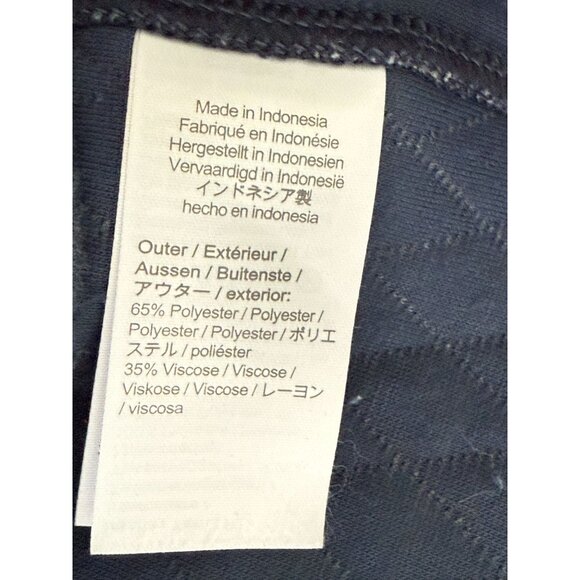 J.Crew Mens Blue Quilted Half-Zip Pullover Sweatshirt Size M Polyester/Viscose - Picture 7 of 7